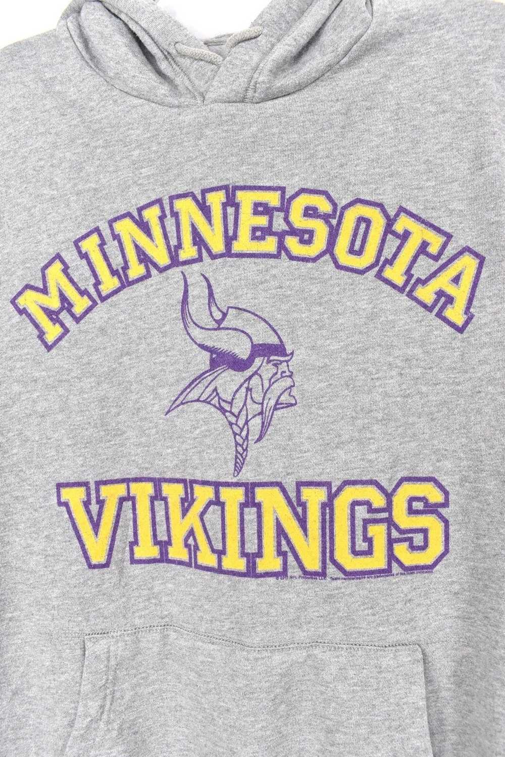 NFL Vintage Minnesota Vikings hoodie, NFL grey sw… - image 2