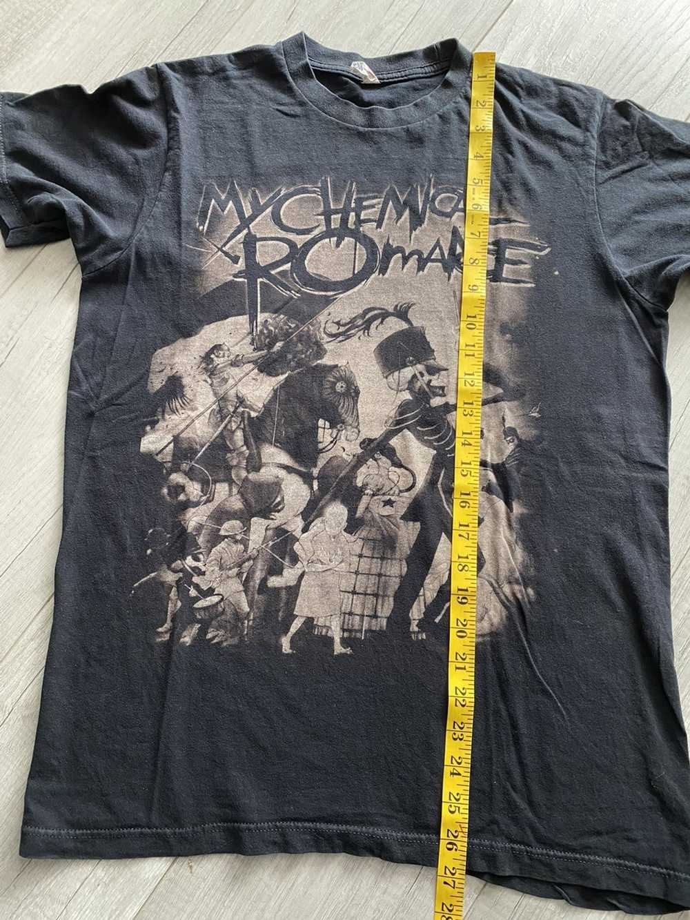 Band Tees × Rock Band × Rock T Shirt My chemical … - image 8