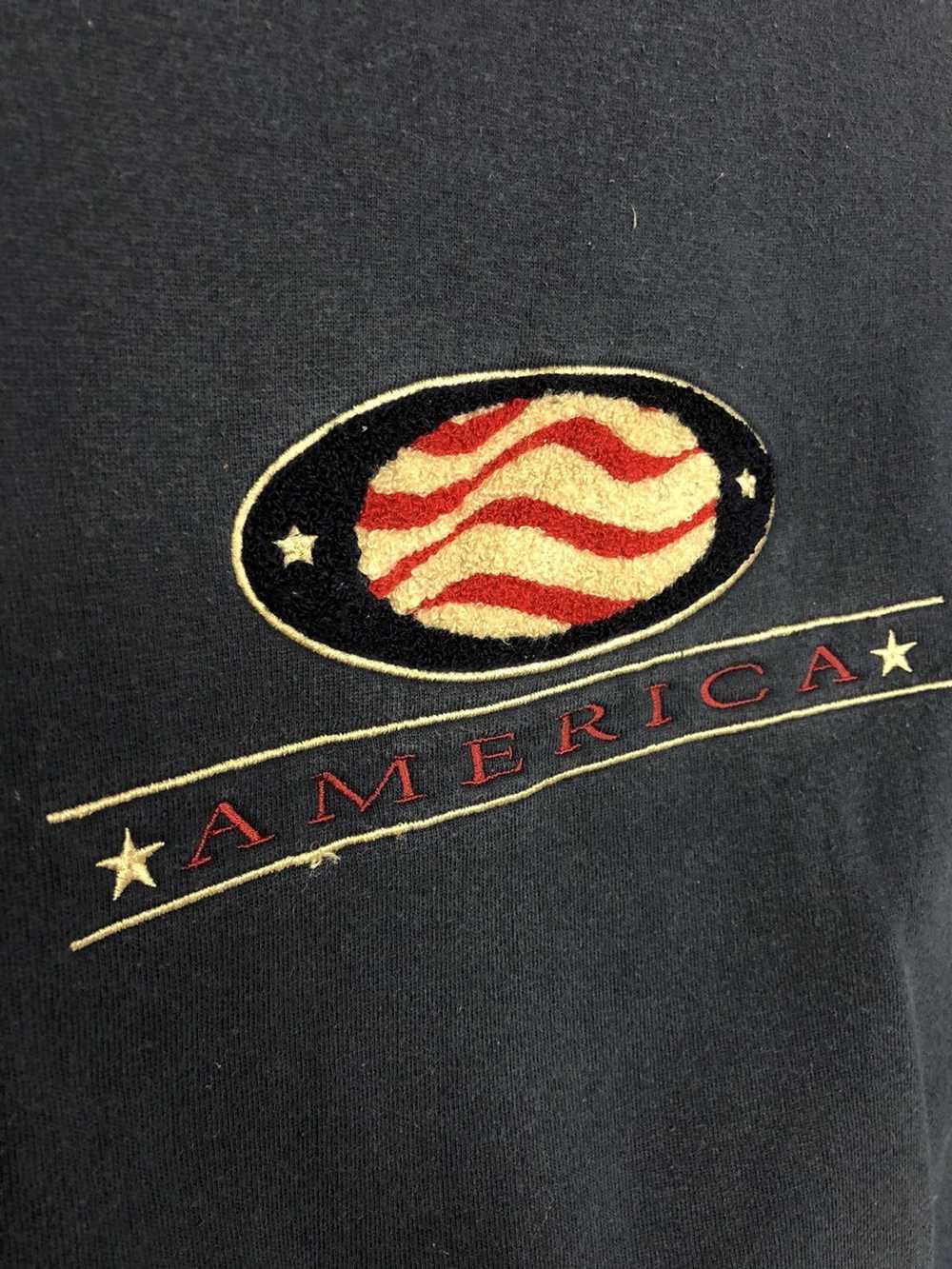 America × Vintage Vintage AMERICA Centre Logo Wit… - image 5