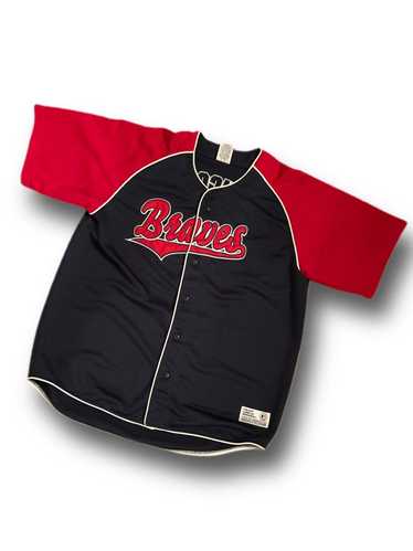 Atlanta Braves Polo Shirt Adult XXL White True Fan Baseball Cotton Short  Sleeve