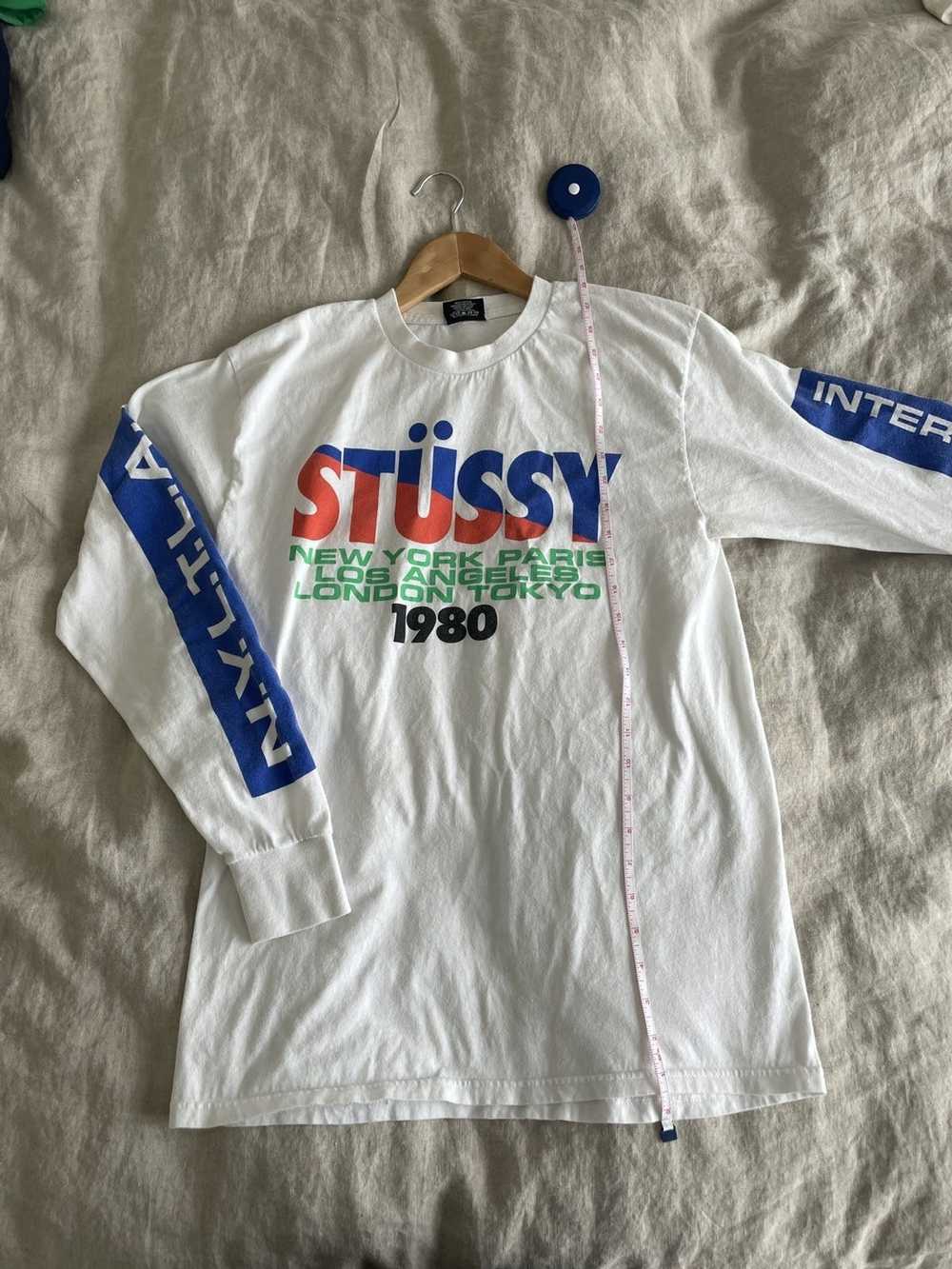 Stussy × Vintage Stussy Vintage Long Sleeve White - image 1