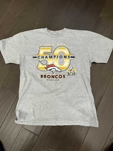 Denver Broncos Super Bowl 50 Champs Hoodie Mens Medium M