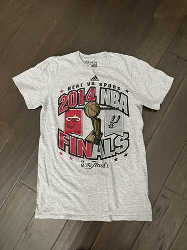 Adidas × Vintage 2014 Heat Spurs NBA Finals shirt