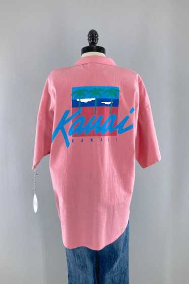 Vintage 1980s Kauai Hawaiian Shirt