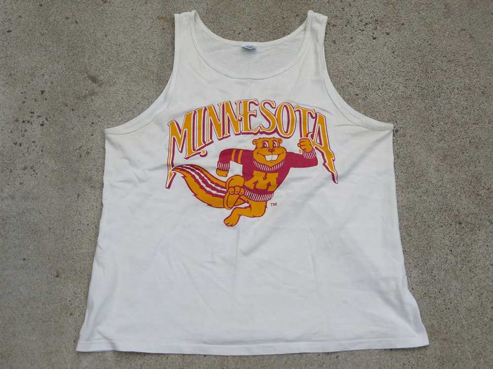 Vintage University of Minnesota Tank Tee Golden G… - image 2