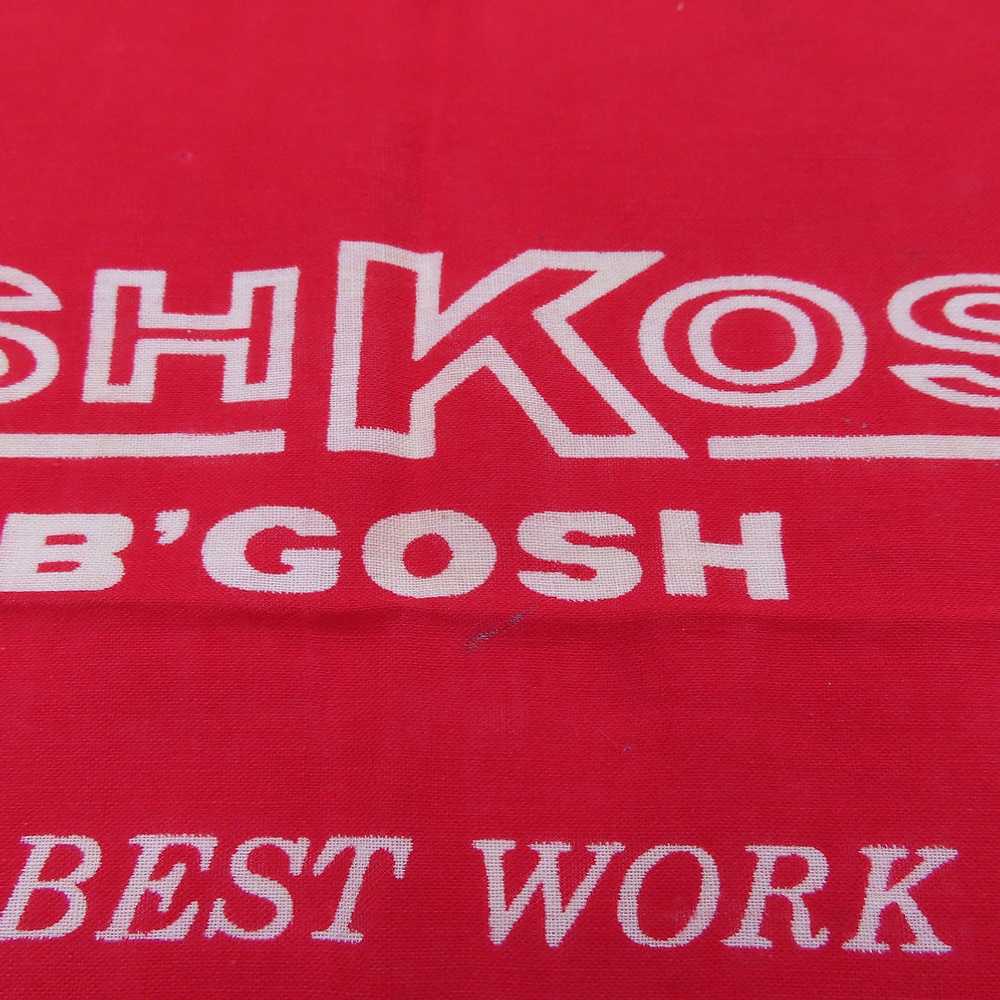 Vintage Osh Kosh B'gosh Red White Polka Dot Banda… - image 4