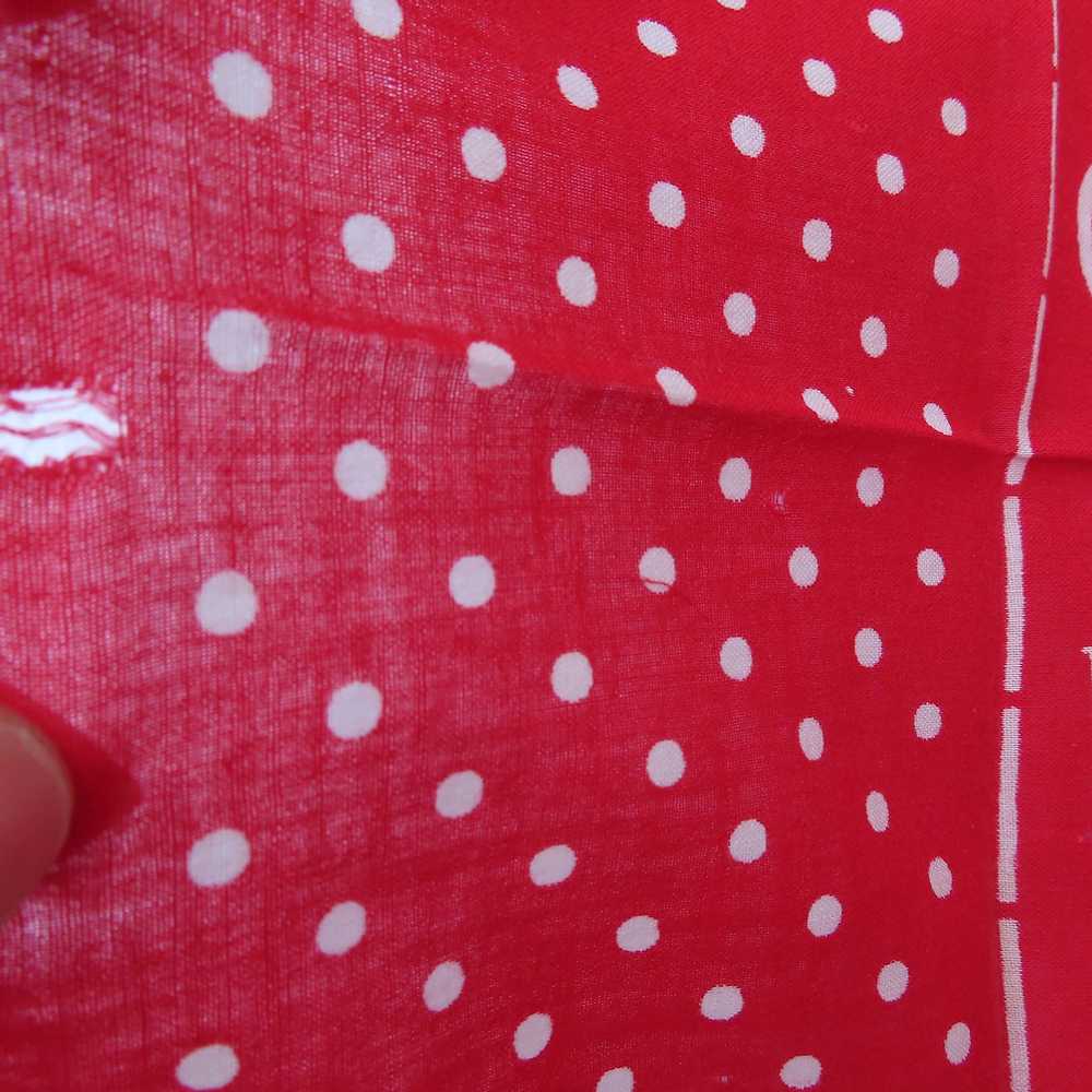 Vintage Osh Kosh B'gosh Red White Polka Dot Banda… - image 5