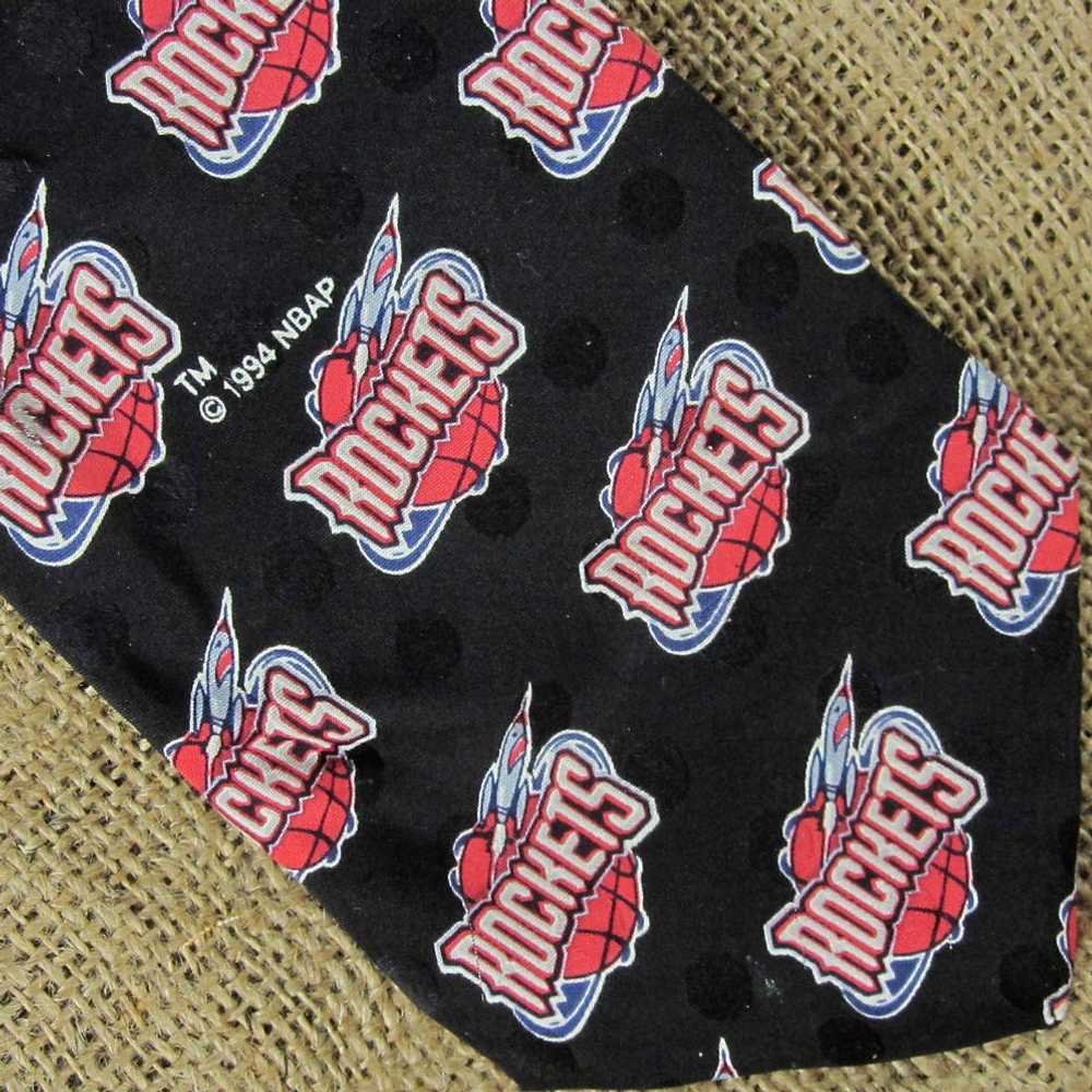 1994 Houston Rockets Necktie NWT Ralph Marlin Bas… - image 1