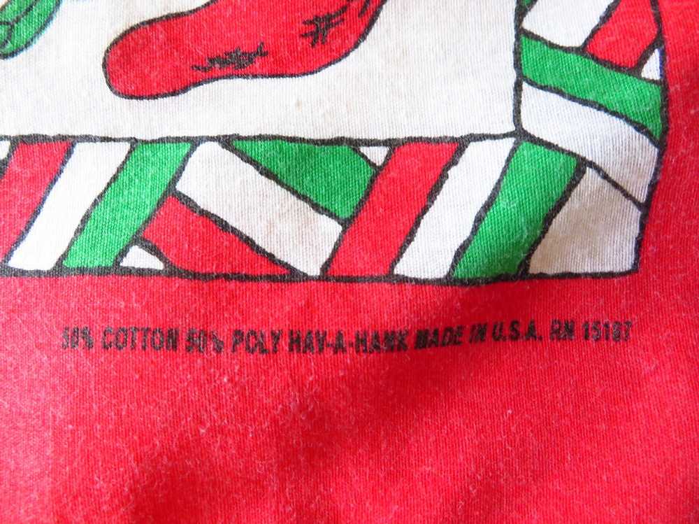 Vintage Bandana Handkerchief Chili Peppers Hav-a-… - image 3