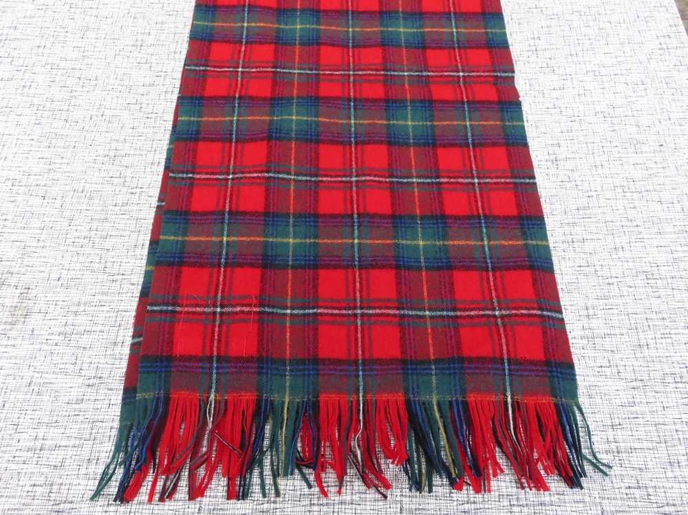 Vintage Pendleton Wool Scarf Boyd Tartan Plaid - image 1