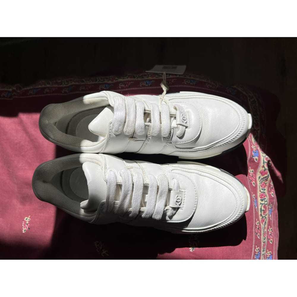 Chanel Boy leather trainers - image 2