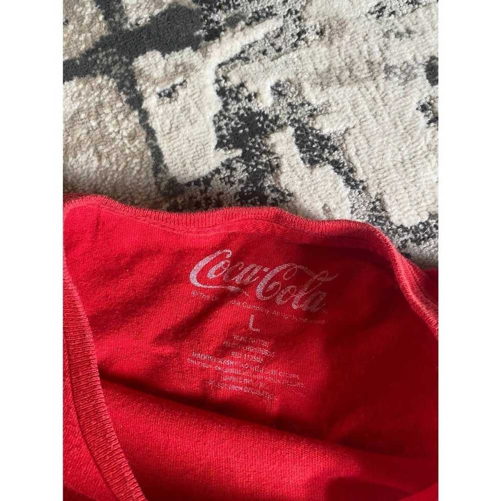 Vintage Vintage Coca Cola Long Sleeve Shirt Mens … - image 4