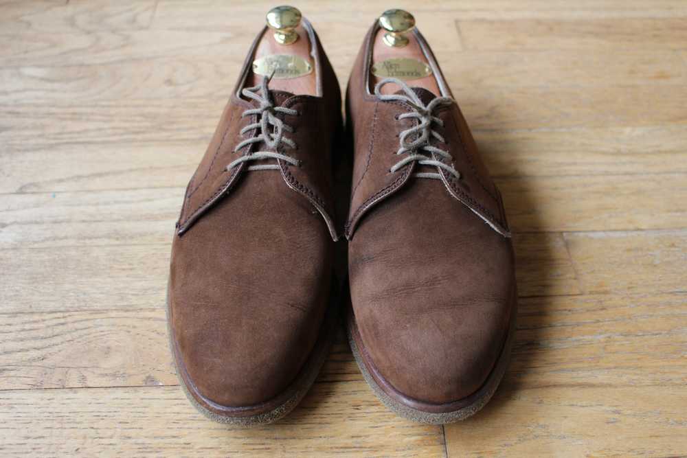 Grenson Men's Brown Nubuck Suede Derby Shoes UK 9… - image 2