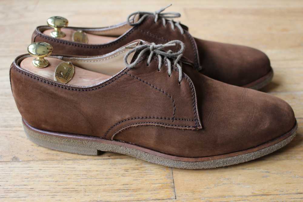 Grenson Men's Brown Nubuck Suede Derby Shoes UK 9… - image 6