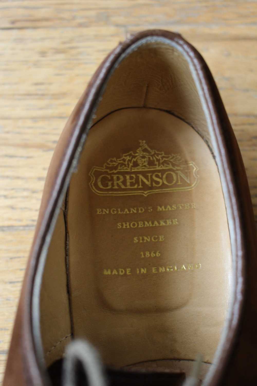 Grenson Men's Brown Nubuck Suede Derby Shoes UK 9… - image 9