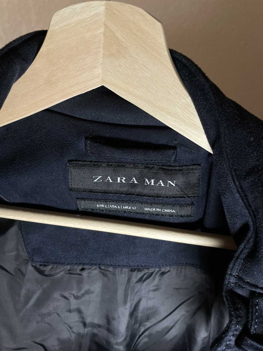 Vintage × Zara Navy vintage coat - image 2