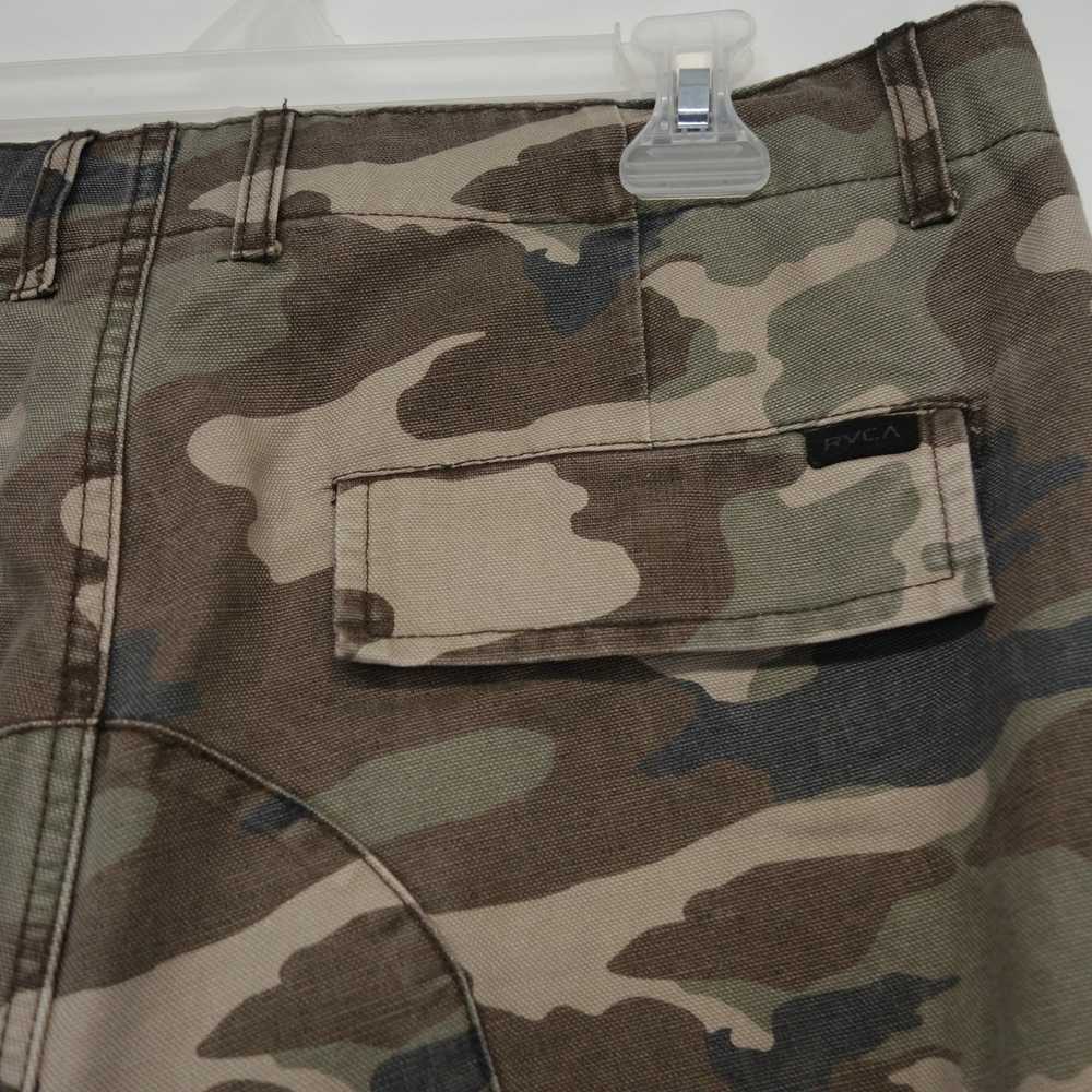 Rvca Camouflage Americana Cargo Denim Skate Jeans… - image 3