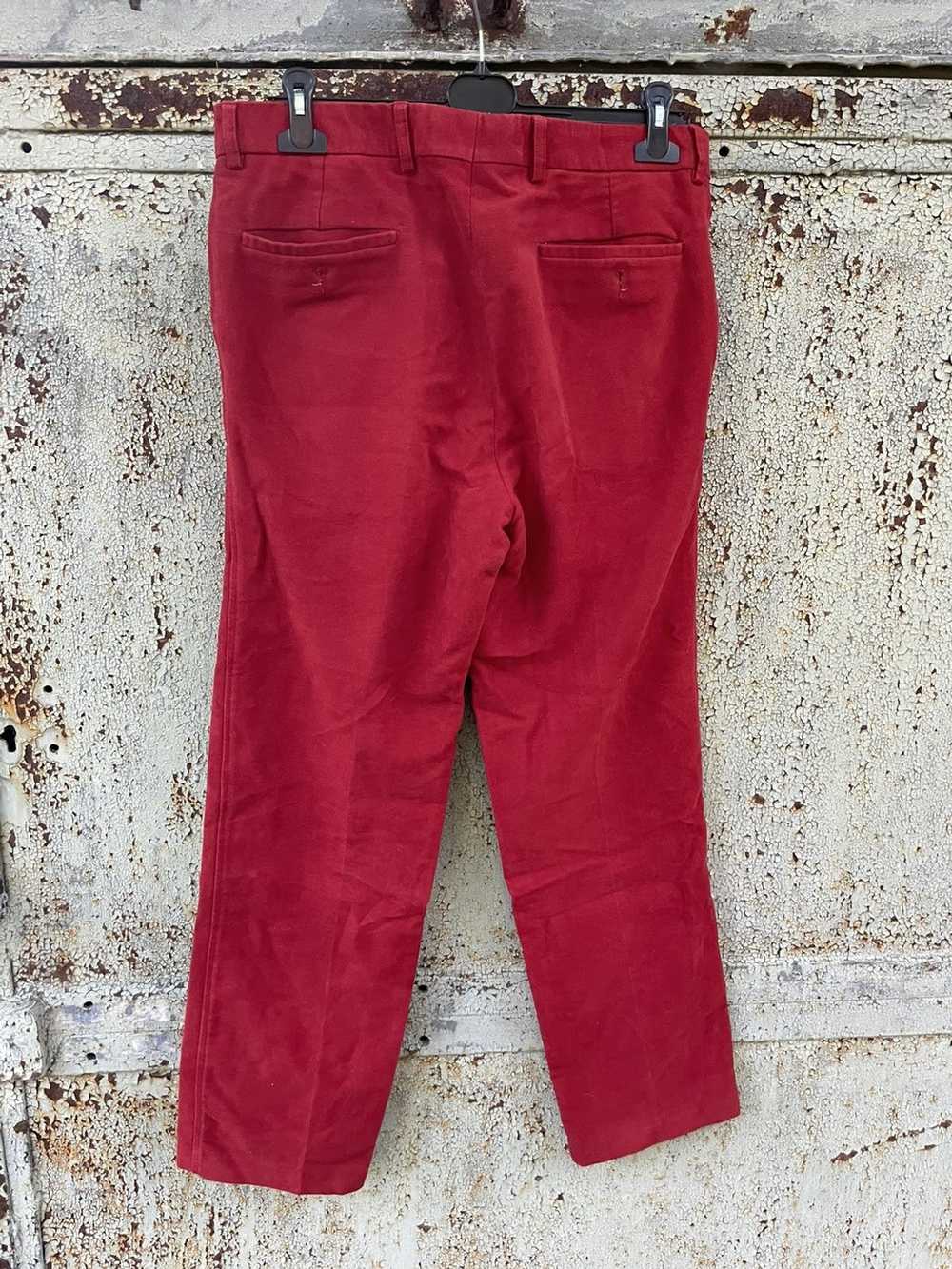 Hackett × Streetwear Hackett red velour pants - image 4