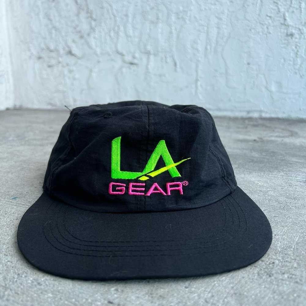 Vintage Vintage Cap, 90s LA GEAR Dad Hat, Elastic… - image 1