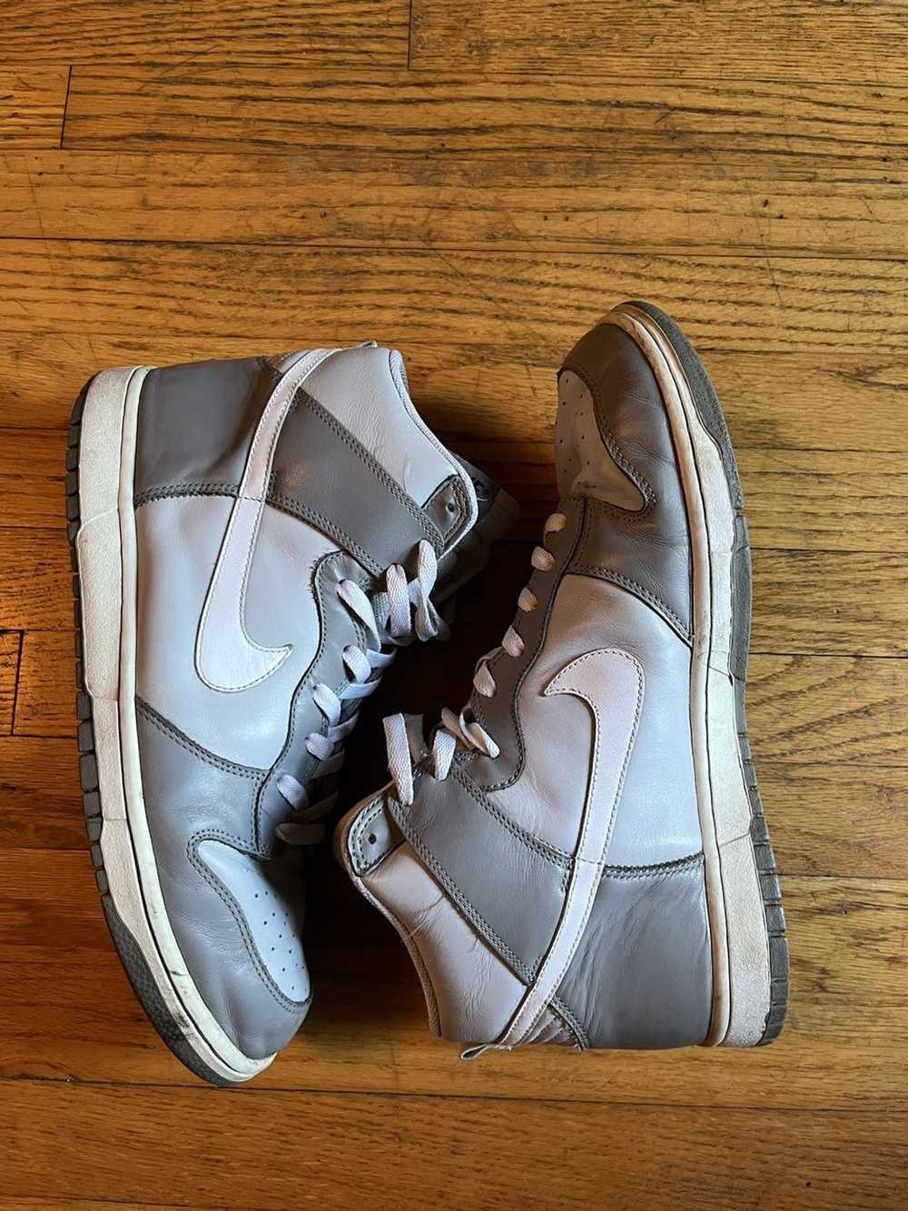 Nike × Vintage Dunk High Neutral Grey | White-Lig… - image 1