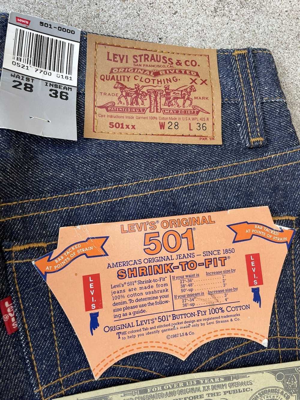 Deadstock × Levi's × Vintage 80s 1987 Deadstock L… - image 8