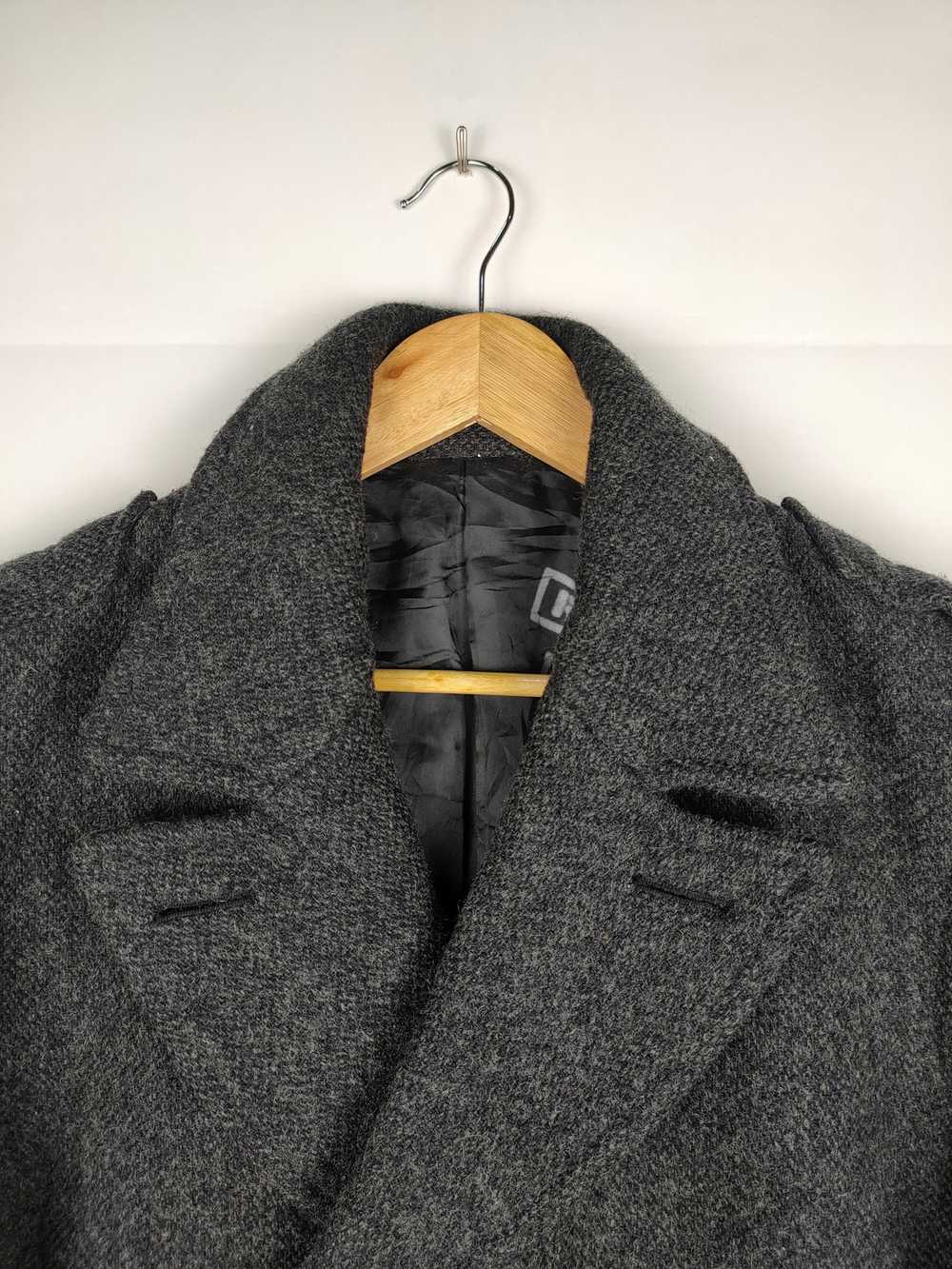 PPFM PPFM Navy Wool Coat - image 2