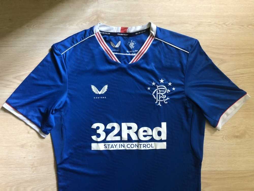 Soccer Jersey RANGERS F.C. CASTORE 2020/2021 FOOT… - image 2