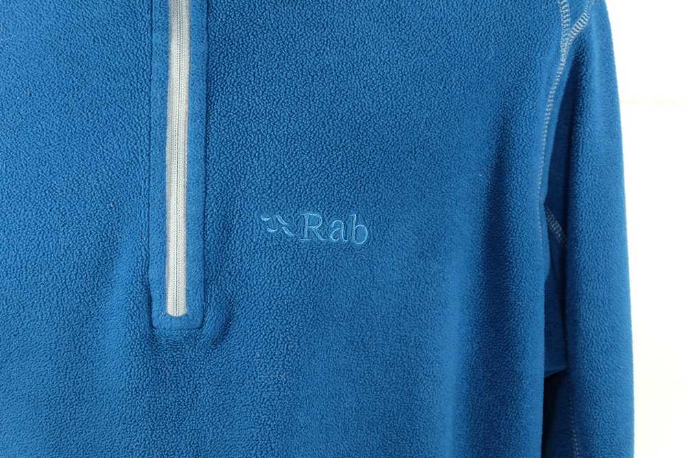 Rab Micro Pull-on Blue Fleece Polartec Quarter Zip - image 3