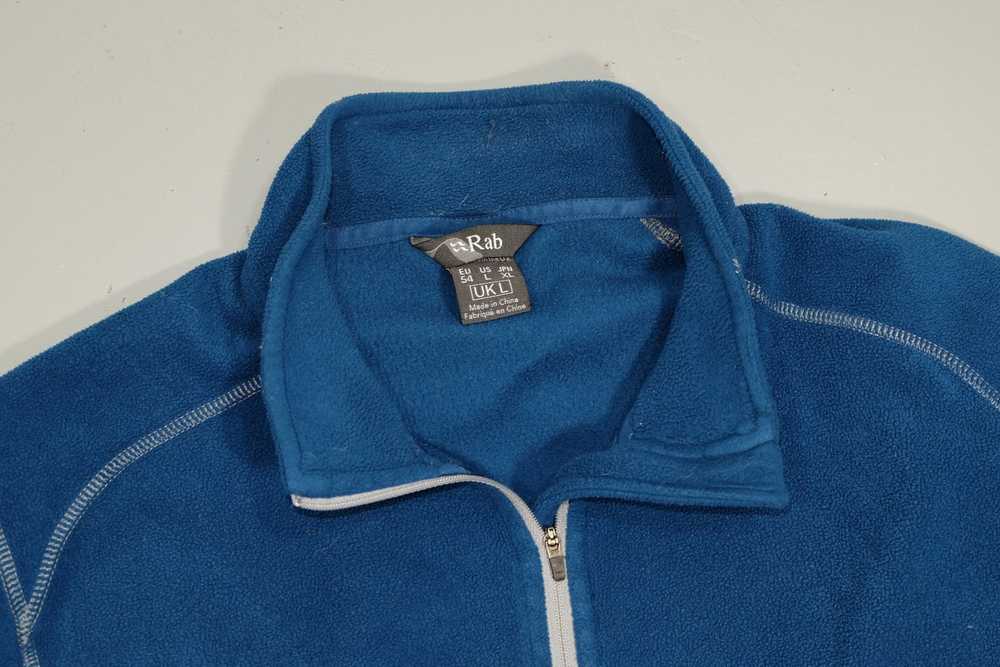 Rab Micro Pull-on Blue Fleece Polartec Quarter Zip - image 5