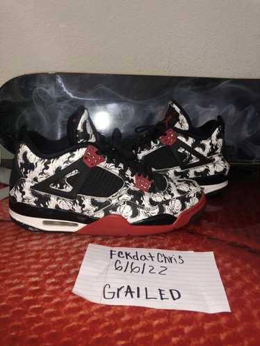 日本未発売】NIKE AIR JORDAN 4 SNGLDY TATTOO
