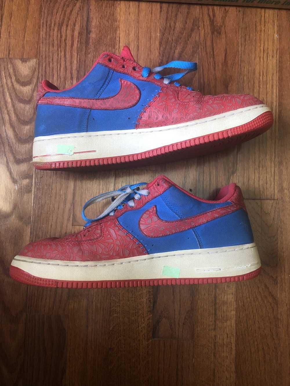 Nike Air Force 1 Photo Blue Hyper Red - image 2