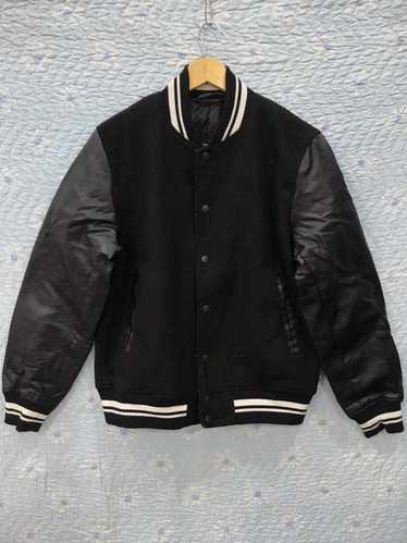 Japanese Brand × Streetwear × Varsity Jacket D48.… - image 1