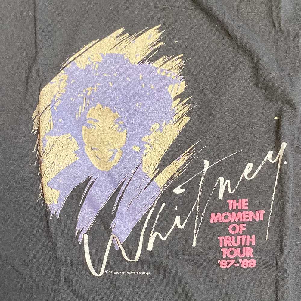 RARE – VTG Whitney Houston 1987 Moment of Truth T… - image 3