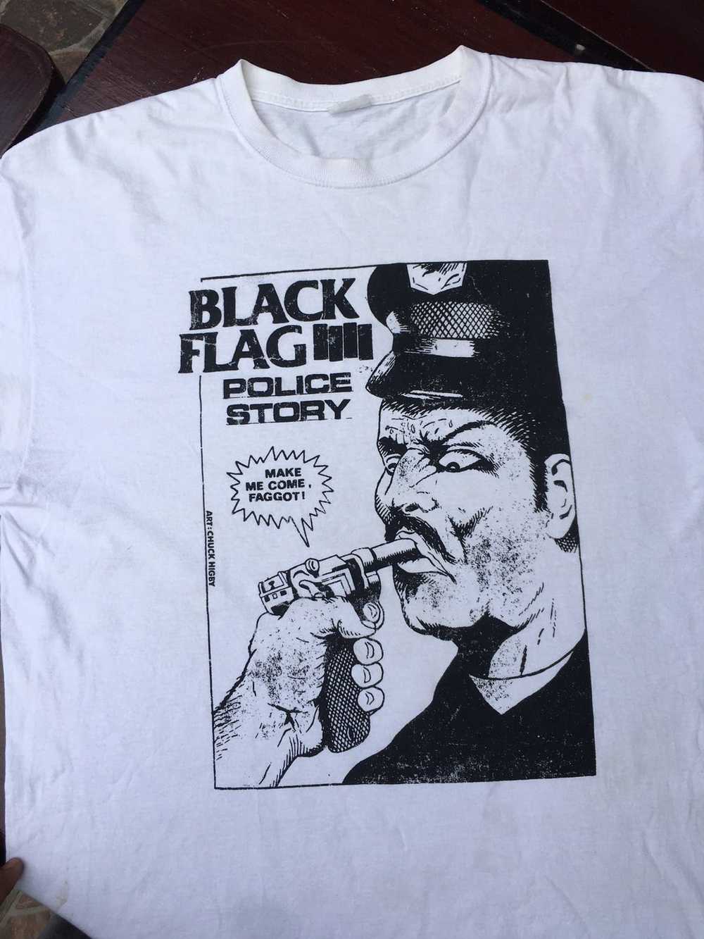 Band Tees × Streetwear × Vintage Black Flag The P… - image 2