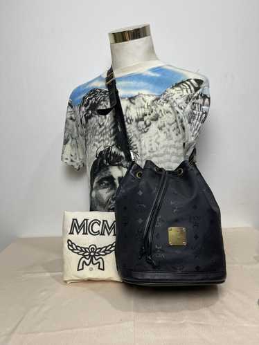 German × MCM Rare Vintage MCM Bucket Shoulder Bag/