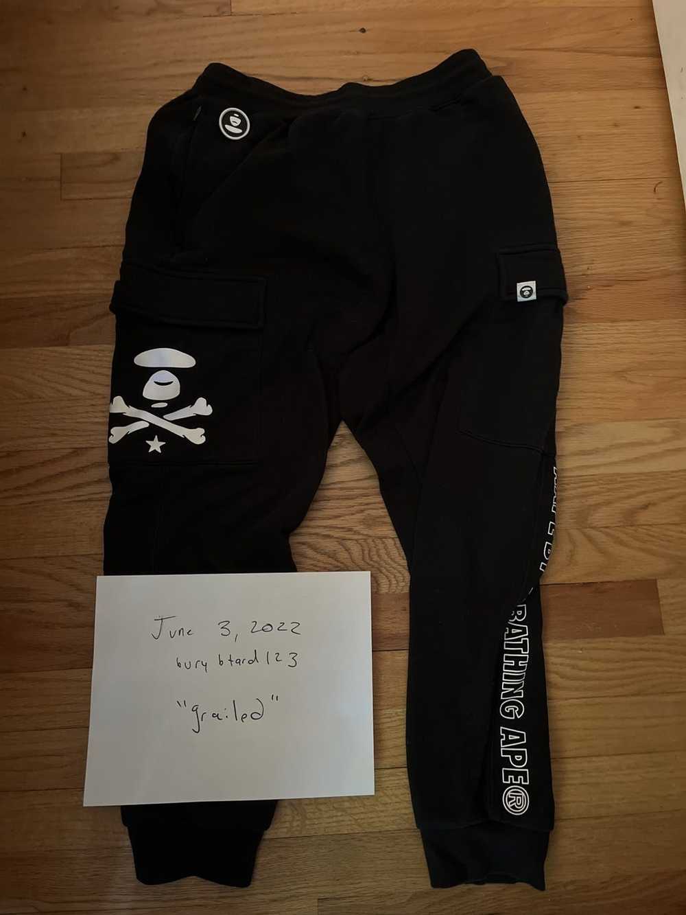 Aape Bape “Aape” Black joggers size large - image 1