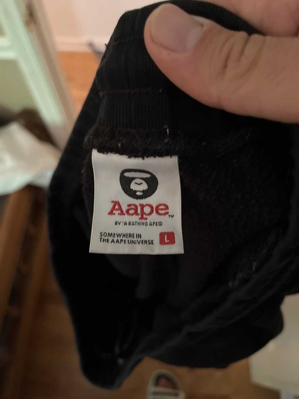 Aape Bape “Aape” Black joggers size large - image 2