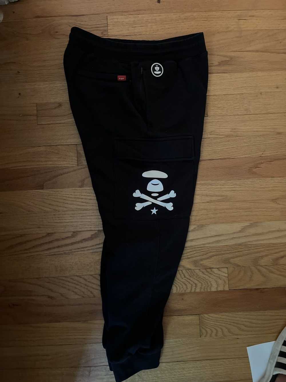 Aape Bape “Aape” Black joggers size large - image 4