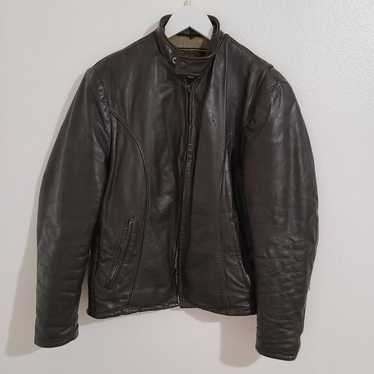 Leather Jacket × Vintage Vtg 50s 60s beau breed l… - image 1
