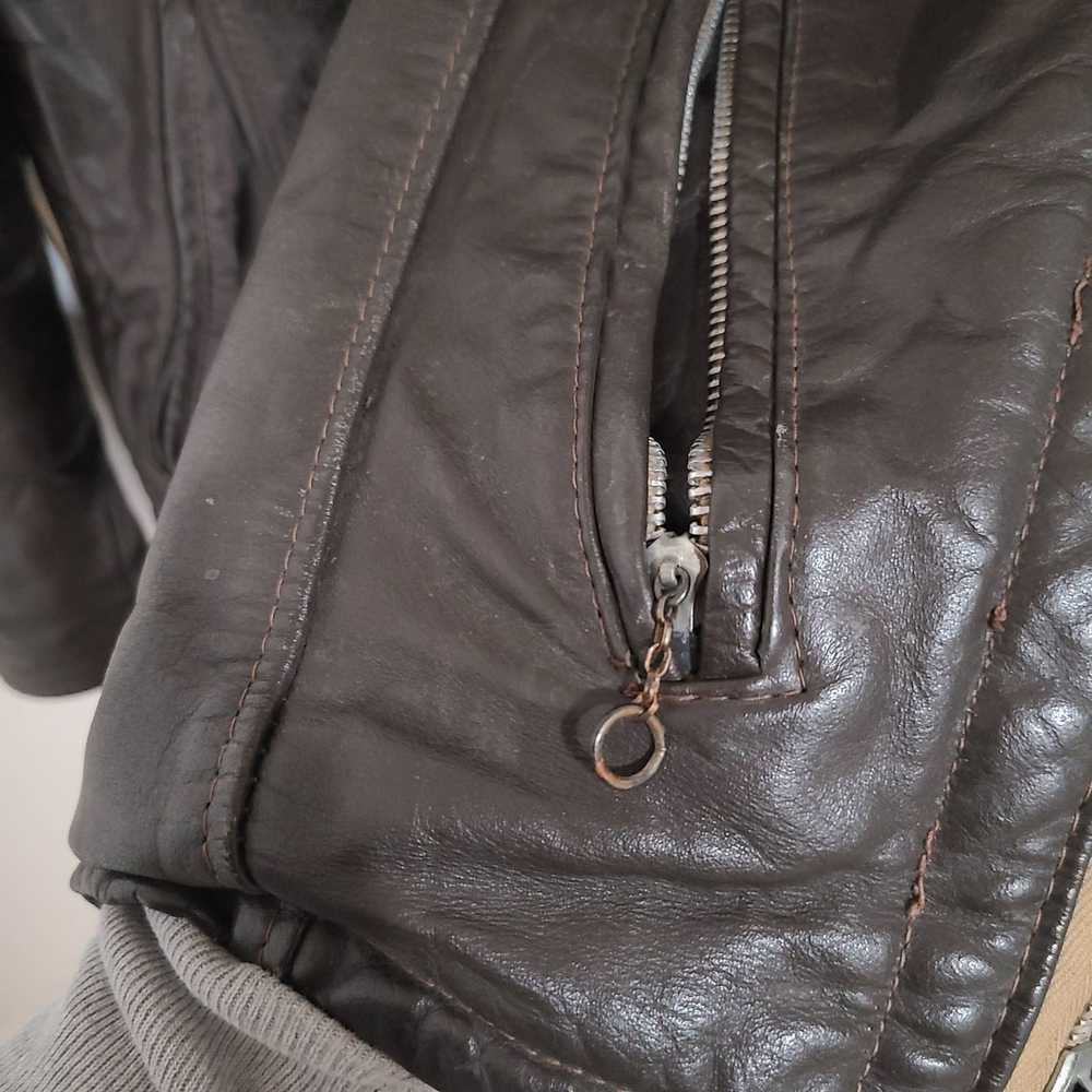 Leather Jacket × Vintage Vtg 50s 60s beau breed l… - image 2