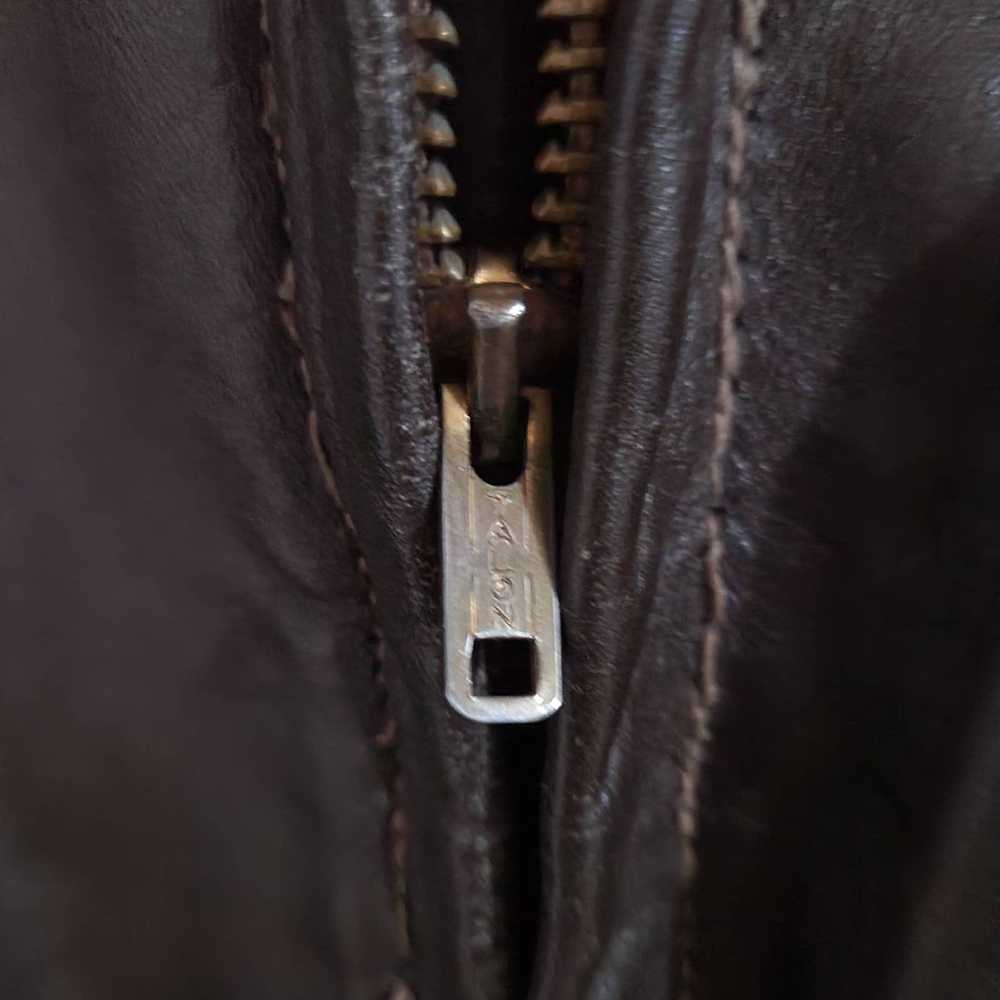 Leather Jacket × Vintage Vtg 50s 60s beau breed l… - image 3