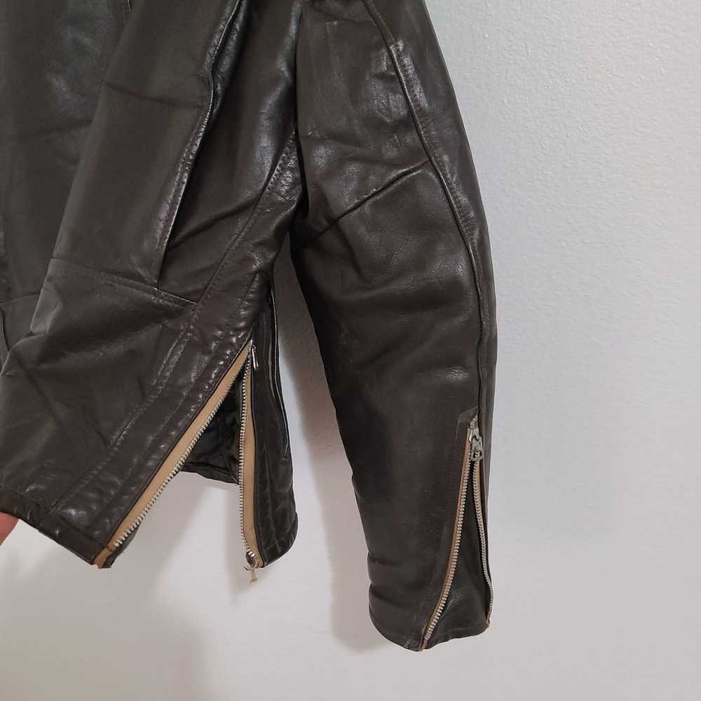 Leather Jacket × Vintage Vtg 50s 60s beau breed l… - image 8