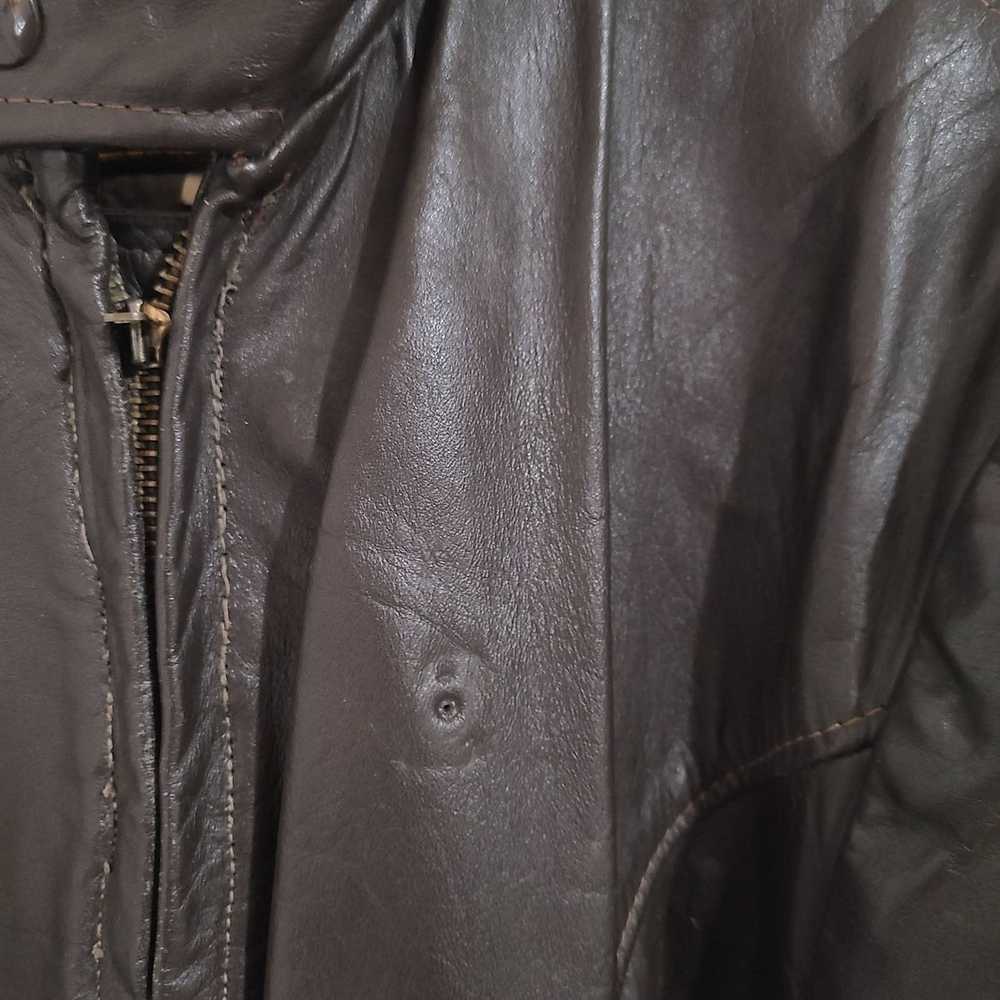 Leather Jacket × Vintage Vtg 50s 60s beau breed l… - image 9