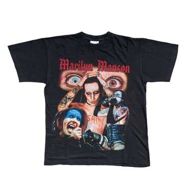 Vintage Vintage rare Marilyn Manson bootleg T-shi… - image 1