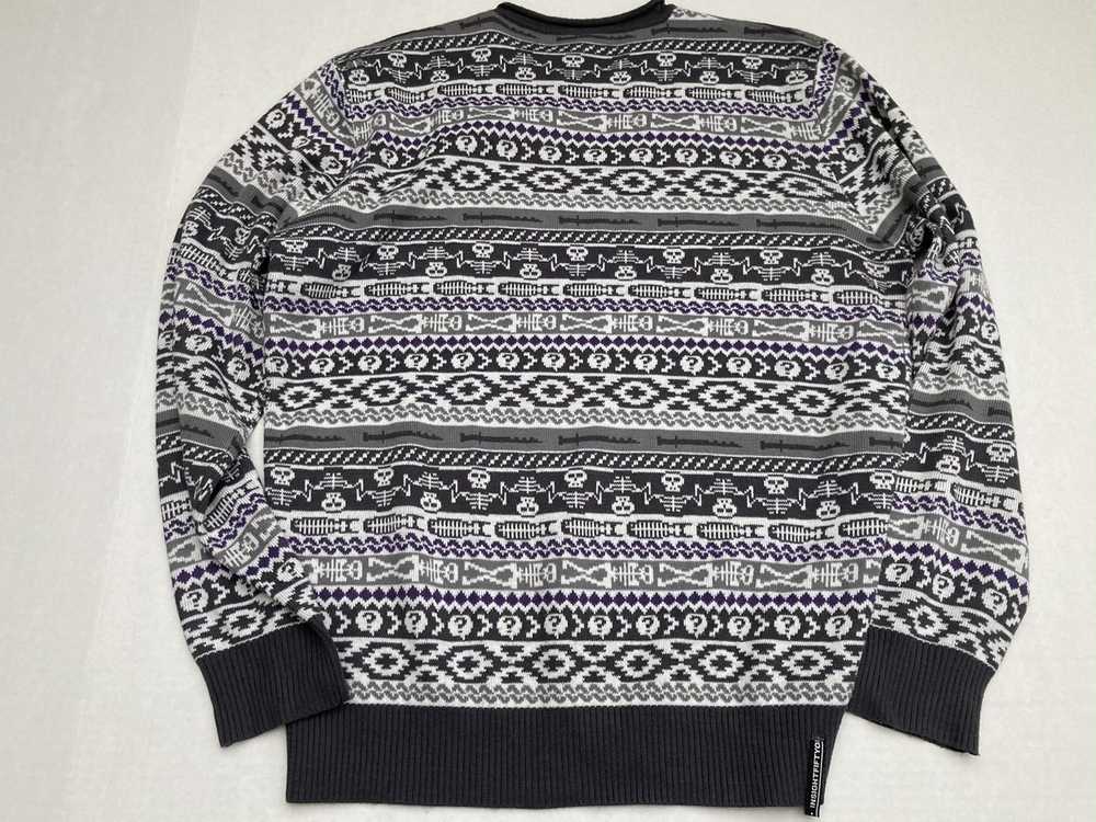 Insight Vtg Insight Skull knit stripe sweater - image 5