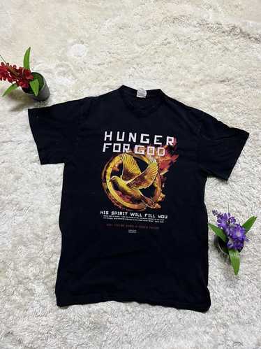 Movie × Vintage Hunger For God Tshirt Movie 2012-C