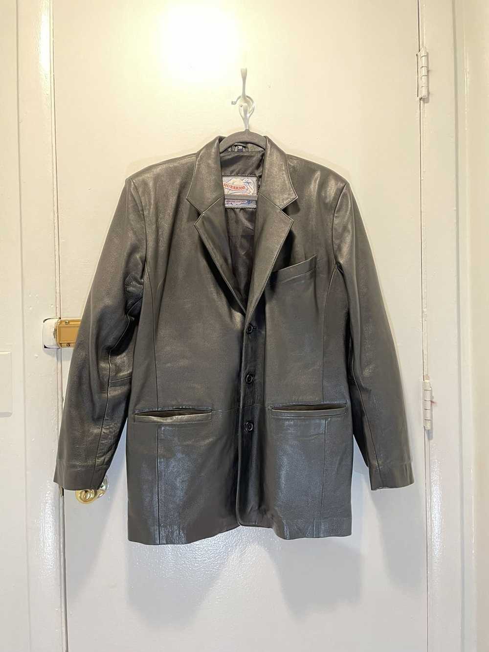 Vintage Genuine Leather blazer - image 1