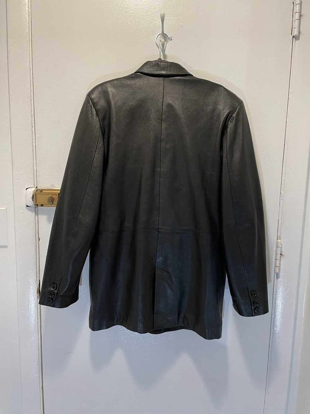 Vintage Genuine Leather blazer - image 2