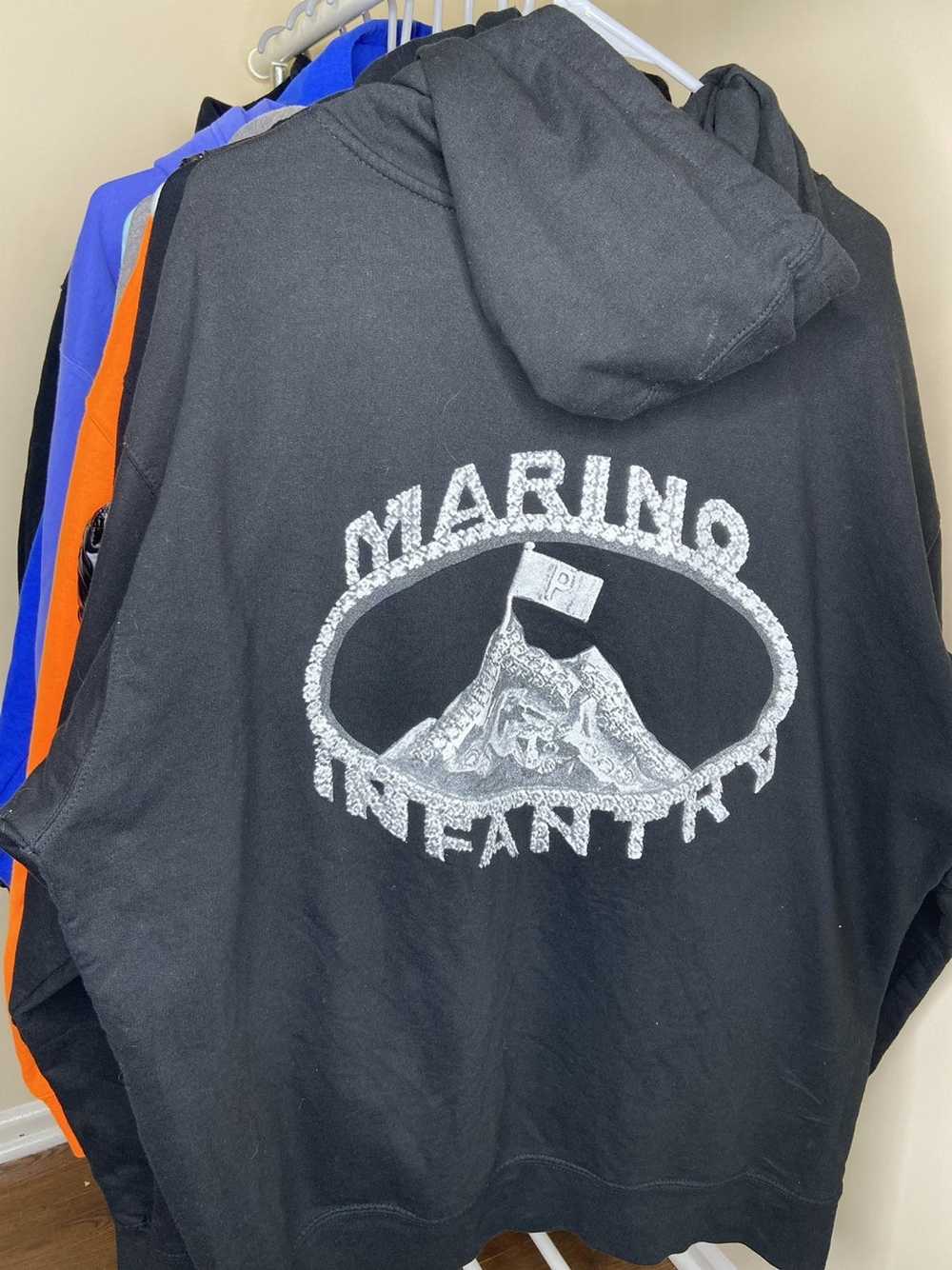 MARINO INFANTRY LOGO HOODIE ブラック Mサイズ エイサップ ロッキー A