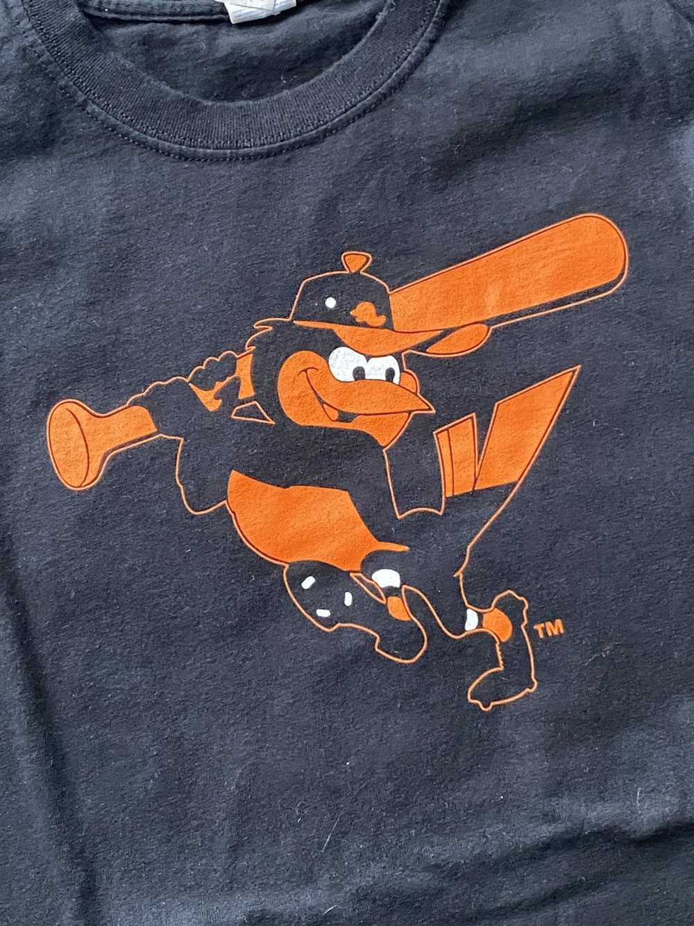 MLB × Thrifted × Vintage Orioles Black and Orange… - image 2